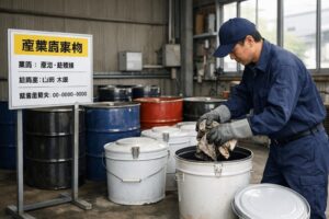 ウエスの処分方法風景