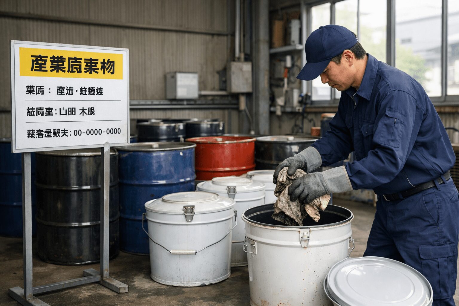 ウエスの処分方法風景