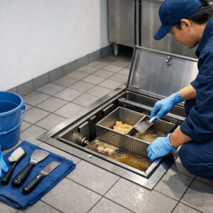 グリストラップの清掃頻度と簡単な掃除方法