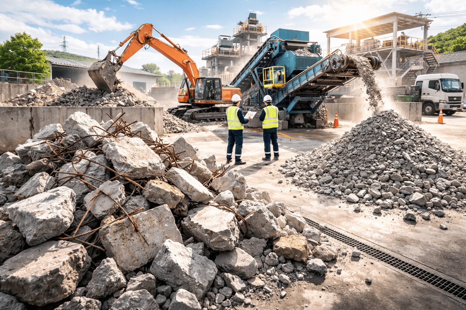 コンクリートガラの画像