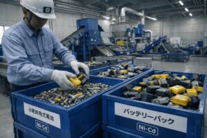 ニッケルカドミウム電池の処分