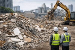 建設混合廃棄物の処分