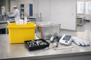 明るく清潔感のある研究施設