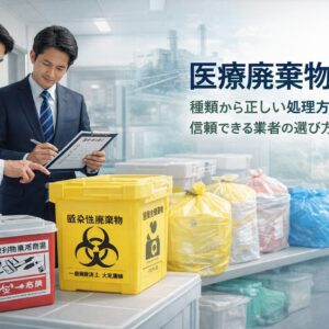 医療廃棄物とは？種類から正しい処理方法