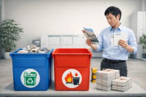 迷いがちな紙の分別