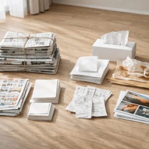 紙の分別と自然光